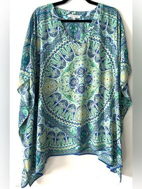 Rose + Olive top/cover up